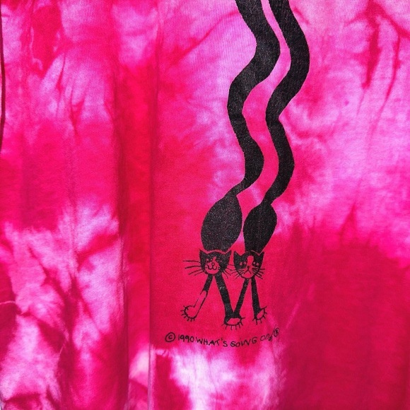 Vintage 1990 Cats T-Shirt - Picture 6 of 7